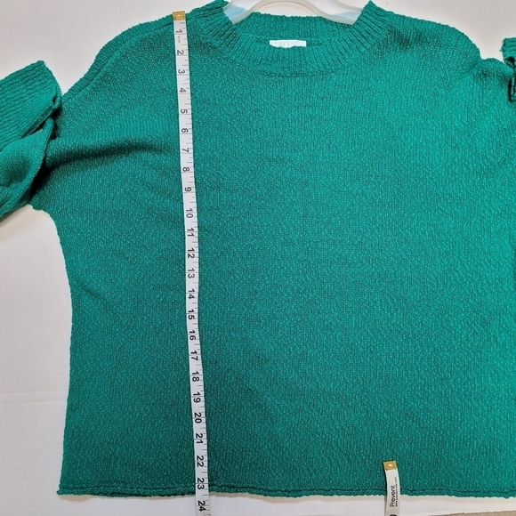 Abound Green Drop Shoulder Knit Sweater Top - Picture 10 of 11